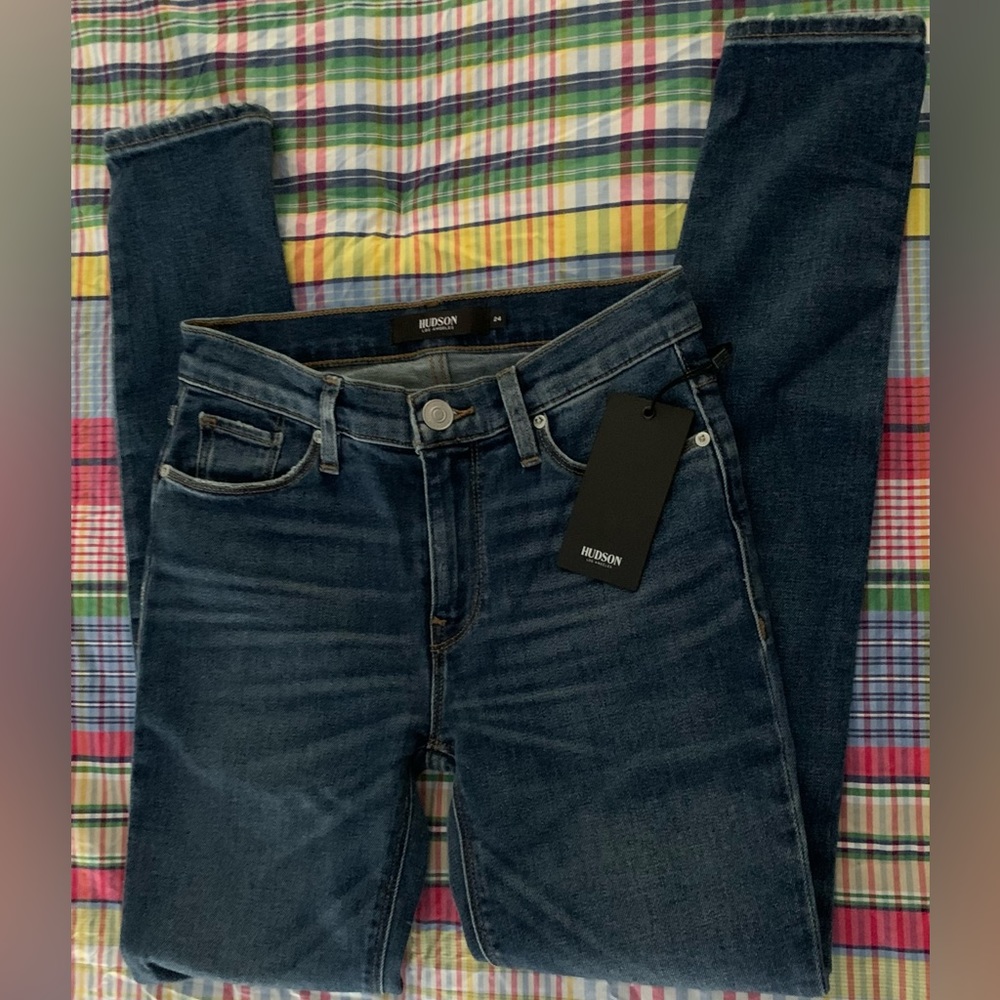 NWT- Hudson Nico Super Skinny Jeans - Size 24